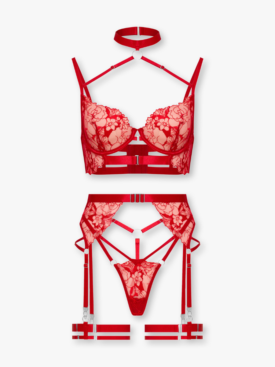 Georgina | Conjunto Vermelho