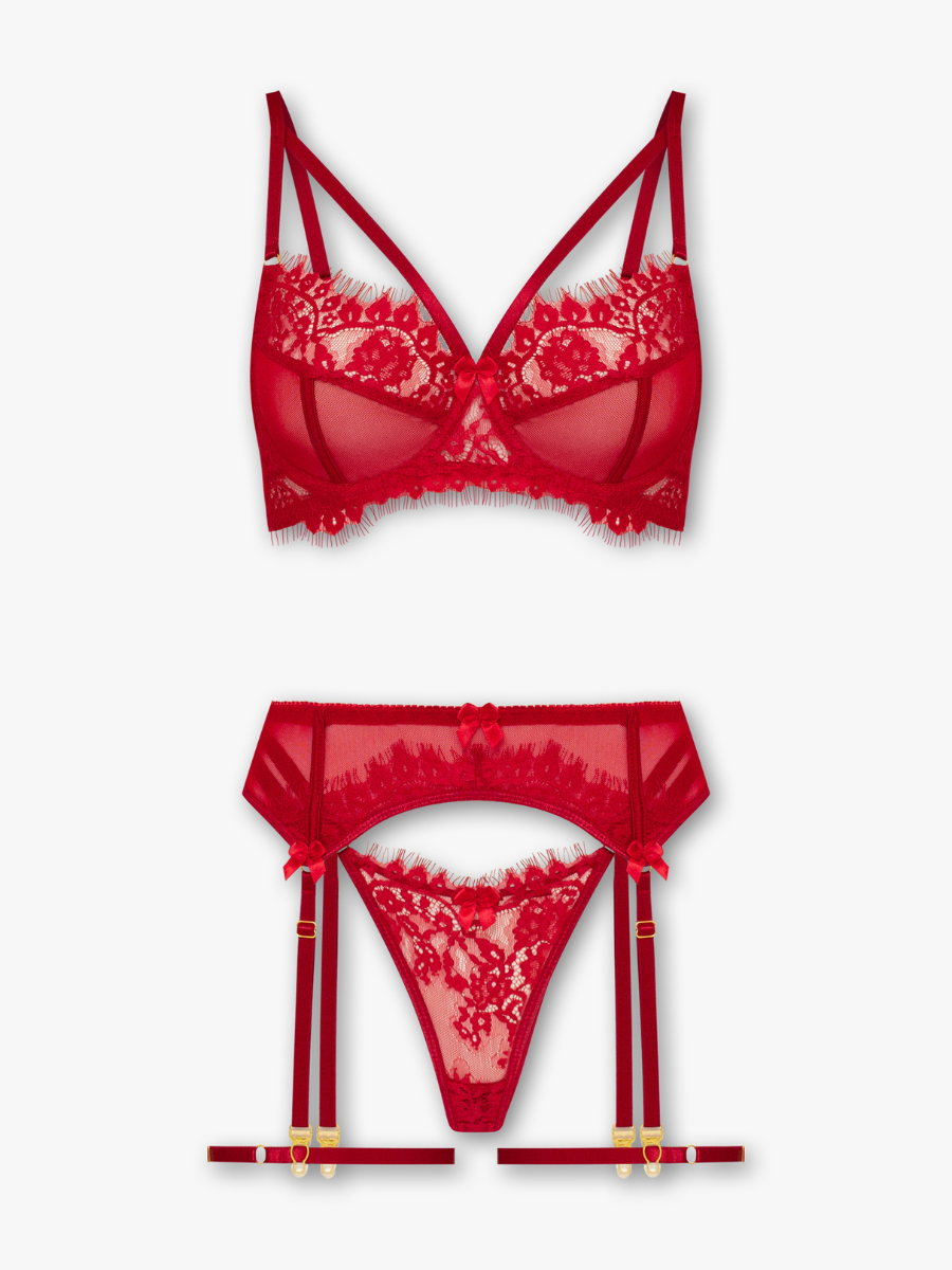 Lara | Conjunto Vermelho